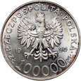 Polska, III RP, 100000 złotych 1990, Solidarność typ A 
