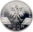 #AJ# Polska, III RP, 20 złotych 2011, Borsuk