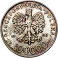 III RP, 100000 złotych 1990, Solidarność, Typ A, Prooflike