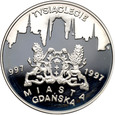 Polska, III RP, 20 złotych 1996, Tysiąclecie miasta Gdańska