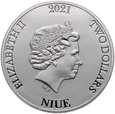 770. Niue, 2 dolary 2021, Bitcoin