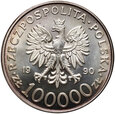 Polska, 100000 złotych 1990, Solidarność, Typ A