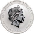 Australia, 8 dolarów 2016, Rok małpy, 5 uncji srebra