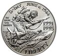 41. USA, 1 dolar 1995 W, D-day, Lądowanie w Normandii