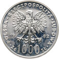 Polska, PRL, 1000 złotych 1982, Jan Paweł II, Próba