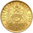 Niemcy, Prusy, Wilhelm II, 20 marek, 1907 A