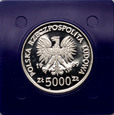 #M Polska, PRL, 5000 złotych 1989, Ratujemy Zabytki Torunia