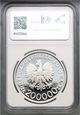 Polska, III RP, 200000 zł 1991, 300.lecie konstytucji, NGC PF69