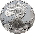 USA, 1 dolar 1996 P, Silver Eagle, stempel lustrzany (proof)