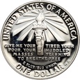 #AY# 10. USA, dolar 1986, Wyspa Ellisa, srebro