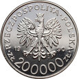 #AN# III RP, 200000 zł 1990, Rowecki, Grot, próba, nikiel