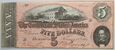 USA, 5 dolarów 1864, Richmond-Virginia D