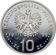 III RP, 10 złotych 1998, Zygmunt III Waza, popiersie