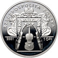 Polska, III RP, 10 złotych 2001, Henryk Wieniawski