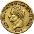 Włochy, Sardynia, Karol Feliks, 20 lirów 1828 L, Turyn