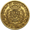 Włochy, Sardynia, Karol Feliks, 20 lirów 1828 L, Turyn