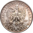 #AK# Polska, III RP, 100000 złotych 1990, Solidarność, typ A