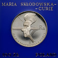 PRL, 100 złotych 1974, Maria Skłodowska - Curie
