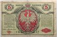 01. Polska, 5 mkp 1916, Biletów/Generał, seria A