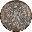 Polska, II RP, 10 złotych 1932, Głowa Kobiety, ze znakiem mennicy