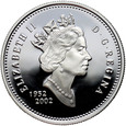 Kanada, Elżbieta II, 1 dolar 2002, 50. lecie koronacji królowej