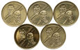 Polska, zestaw 5 x 2 złote, 1996, Henryk Sienkiewicz