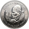 Dominikana, 25 pesos 1979, Jan Paweł II, stempel zwykły, NGC MS66