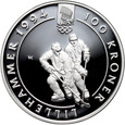 Norwegia, Harald V, 100 koron 1992, Olimpiada Lillehammer 1994