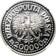 Polska, 200000 zł 1992, Władysław III Warneńczyk, NGC PF69