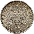 Niemcy, Bawaria, Otto I, 3 marki 1912 D