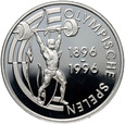 Antyle Holenderskie, 25 guldenów 1995, Podnoszenie ciężarów