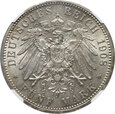 Saksonia-Weimar- Eisenbach, 5 marek 1908 A, Jena, NGC MS65