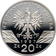 Polska, III RP, 20 złotych 1997, Jelonek rogacz