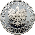 Polska, III RP, 200000 złotych 1991, Igrzyska Olimpijskie Albertville