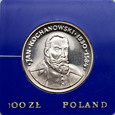 Polska, PRL, 100 złotych 1980, Jan Kochanowski