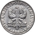 #AM# Polska, PRL, 10 złotych 1964, Sierp i Kielnia, nikiel