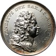 Niemcy, Saksonia Hildburghausen, Ernest, medal pośmiertny z 1715 roku