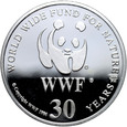 WWF, medal z 1986 roku, Gepard, Srebro