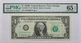 USA, 1 dolar 1969 B, Federal Reserve Note, Chicago, z gwiazdką