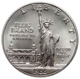 USA, dolar 1986 P, Wyspa Ellisa, Statua Wolności