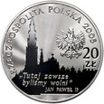 1721. Polska, III RP, 20 złotych 2005, 350-lecie obrony Jasnej Góry