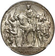 Niemcy, Prusy, Wilhelm II, 3 marki 1913 A, 100-lecie Bitwy, NGC MS64+