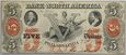 USA, Bank North America, Filadelfia, 5 dolarów 1860 #AI#