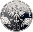 Polska, III RP, 20 złotych 2011, Borsuk