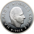 Norwegia, Harald V, 100 koron 1992, Olimpiada Lillehammer 1994