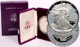 USA, 1 dolar 1986 S, Silver Eagle, stempel lustrzany (proof)