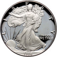 USA, 1 dolar 1986 S, Silver Eagle, stempel lustrzany (proof)