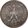 Polska, II RP, 10 złotych 1933, Głowa Kobiety