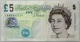 Wielka Brytania, 5 funtów 2012