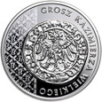 Polska, III RP, 20 złotych 2015, Grosz Kazimierza Wielkiego